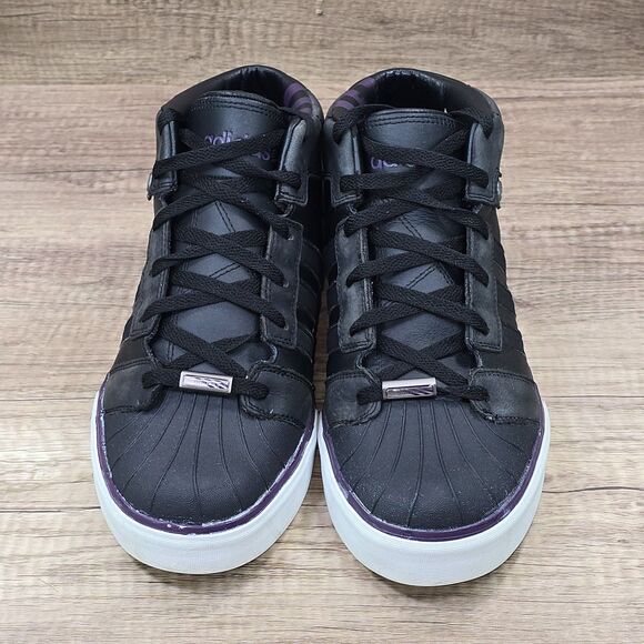 David Beckham x adidas Neo Black Men's Size 11 Black Leather Shoes (G30509) READ - Picture 2 of 12